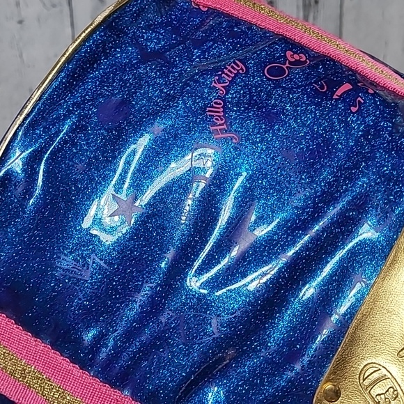 Y2K Hello Kitty Bowler Vinyl Sparkly Shoulder Bag - Picture 14 of 16